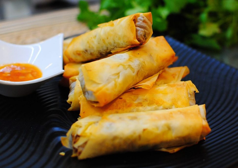 spring rolls baked june